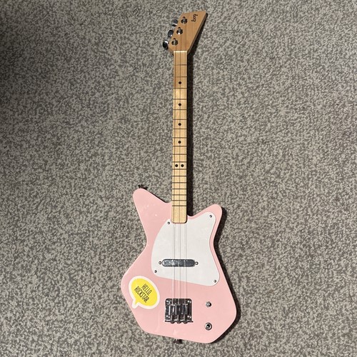 Loog Mini 3-String Pro Electric Guitar Children’s Beginner Pink UNTESTED