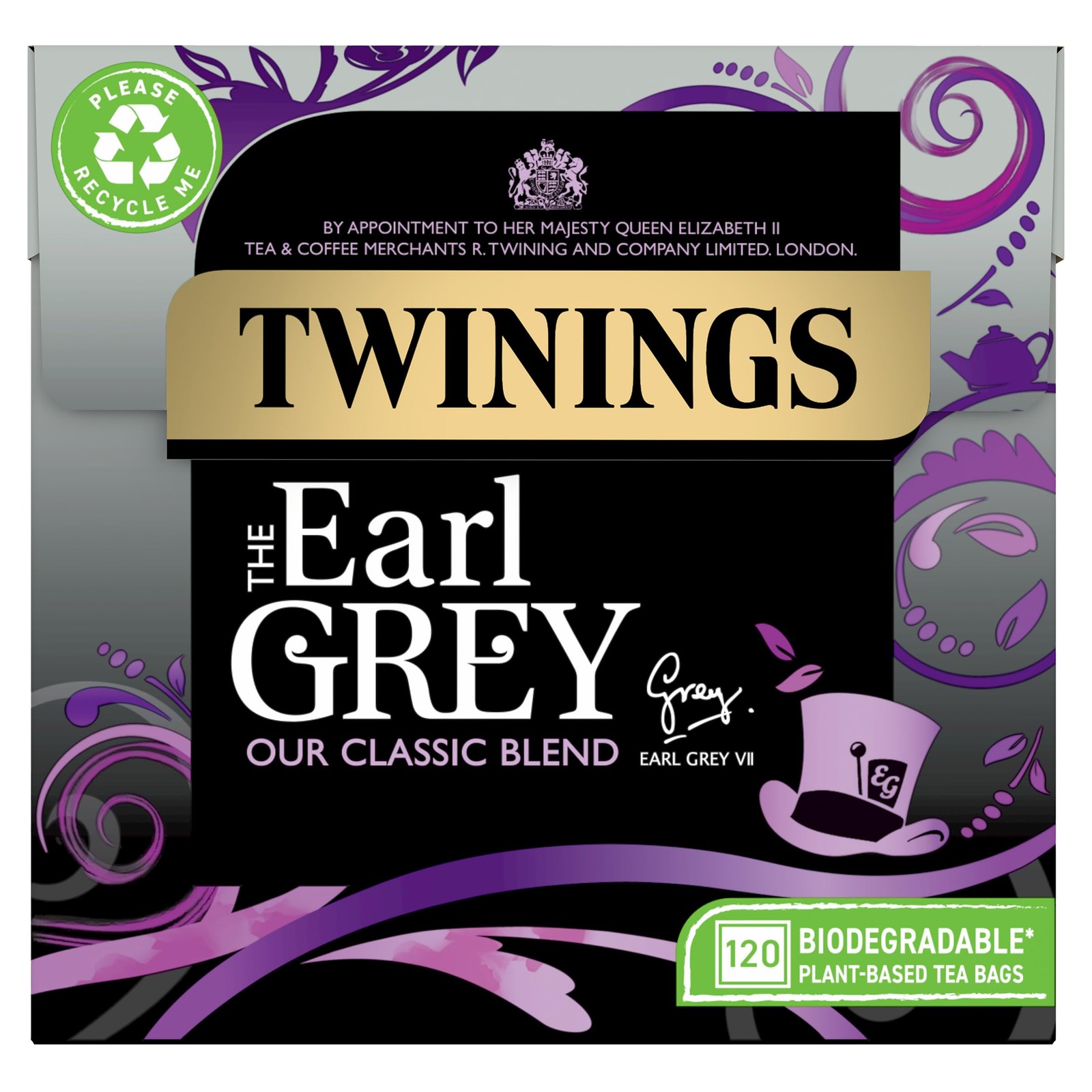 Twinings Earl Grey Tea | Full & Fragrant 120 Count (Pack of 1)