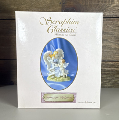 Seraphim Classics Forever Friends Porcelain Angel Figurine 1998 Boxed
