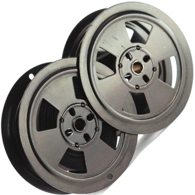 Smith Corona Typewriter Twin Metal Spools with New Black Ribbon