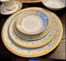 NORITAKE Full Set Of Figaro China, Services for 11 + Extra Pieces EUC