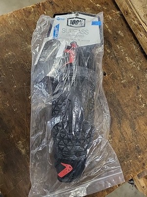 100% Surpass MTB Mountain Bike Elbow Guards Gray/Black Size MEDIUM NEW WITH TAGS