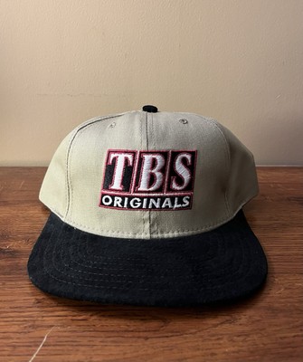 Vintage 90s TBS Originals TV Television Network Snapback Hat Cap Made In USA NOS