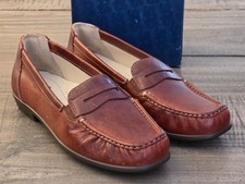 Size US 8W SAS Women's Penny J Slip On Loafer Walnut 2350-156