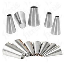 304 Stainless Steel Icing Piping Circular Nozzle Cake Topper Tools Pastry Decor