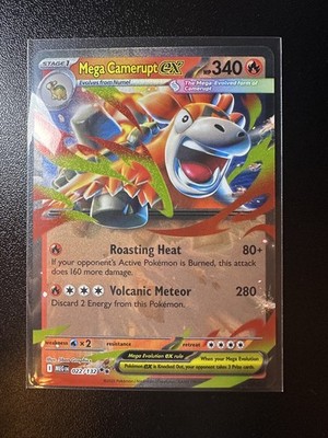 Mega Camerupt ex 022/132 Me01: Mega Evolution Holo