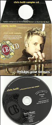 CHRIS BOTTI Ultra Rare BRANDY Liquor Store 2 TRX PROMO CD Sampler 2004 Limited