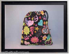 Gymnastics Leotard Grip Bags / Crazy Zebra Hearts Gymnast Birthday Goody Bag