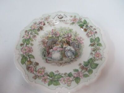 Bramley Hedge Vintage Royal Doulton Jill Barklem Plate Summer