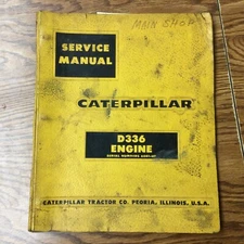 CAT Caterpillar D336 SERVICE SHOP REPAIR MANUAL MARINE DIESEL ENGINE BOOK sn 60B