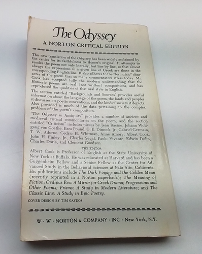 The Odyssey by Homer A Norton Critical Edition (USED) - Picture 2 of 8