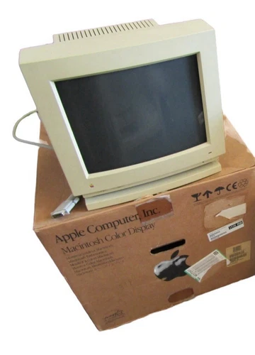 Vintage 1994 Apple Macintosh Color Display CRT Monitor M1212