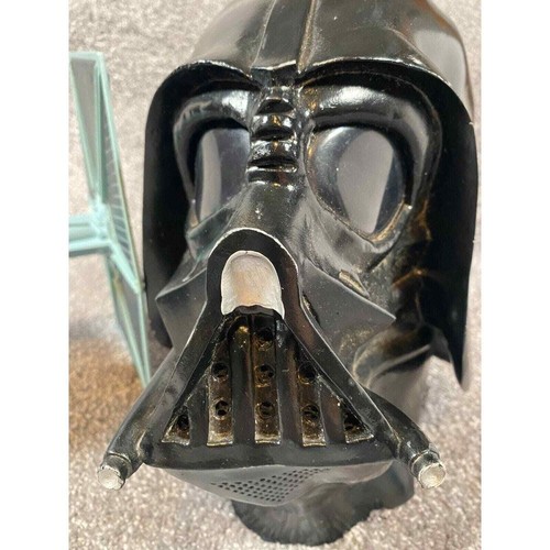 Star Wars Set 1995 Lucas Film Ltd Tie Fighter Darth Vader Rubber Mask Vintage - Picture 5 of 15