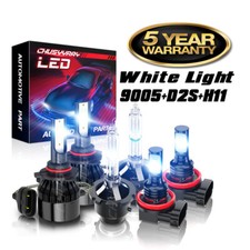For Acura MDX 2007-2013 HID/LED Kit luces antiniebla para faros delanteros 6000K