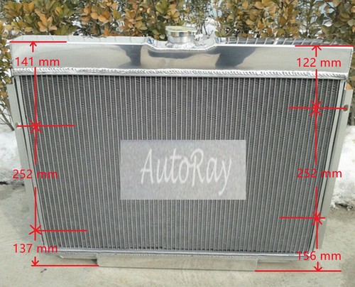 Aluminium Radiator+Shroud+Fan 1967-1970 Ford Mustang RANCHERO Big Block 390 428 - Picture 3 of 11
