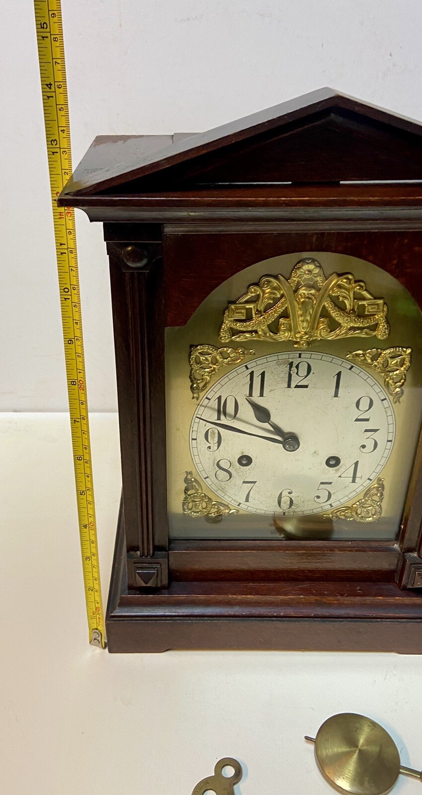 Antique Large German Mantel Clock BY Junghans , Wurttemberg , GWO eBay