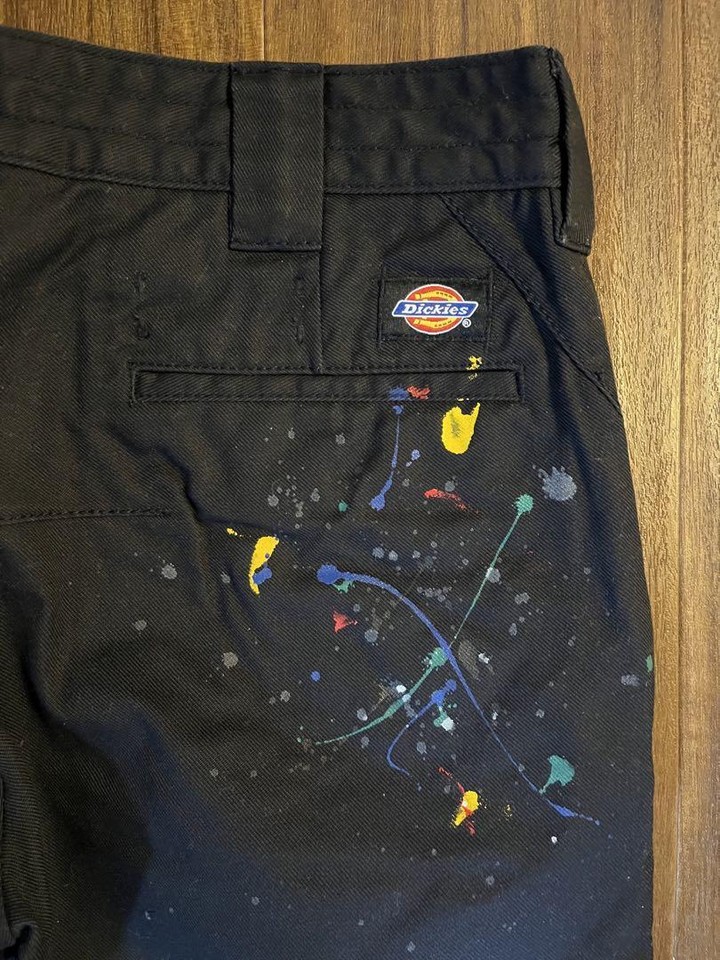 Men M Number Nine Paint Dickies Chinos Vintage JPN Designer Rare