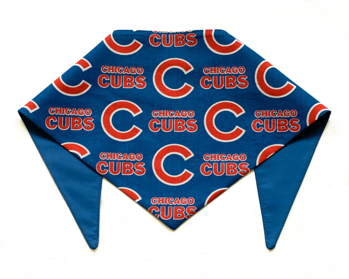 Chicago Cubs Dog Bandana Tie On Dog Bandana eBay