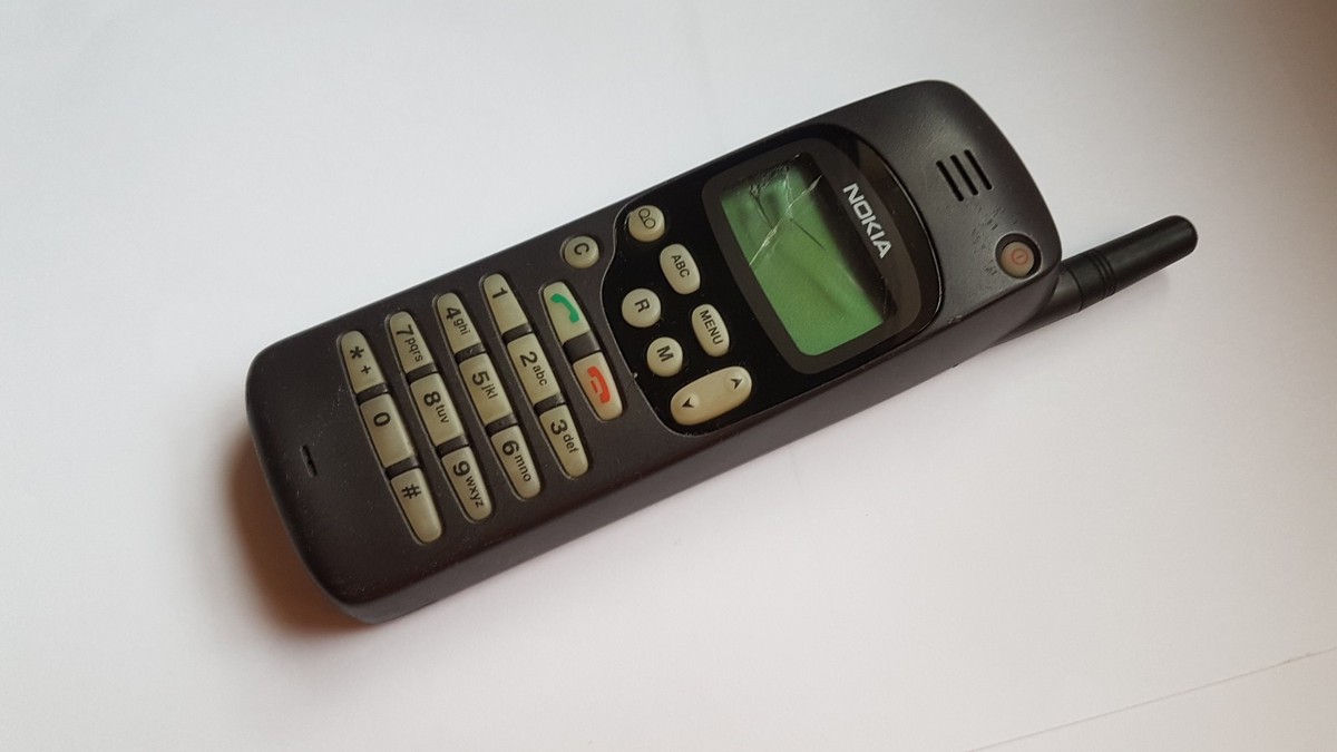 Vintage Rare Ancienne Antenne Brique Nokia 1610 (1611) Téléphone
