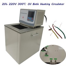 New 20L Laboratory Circulating Pump Heater 220V 300℃ Oil Bath Heating Circulator