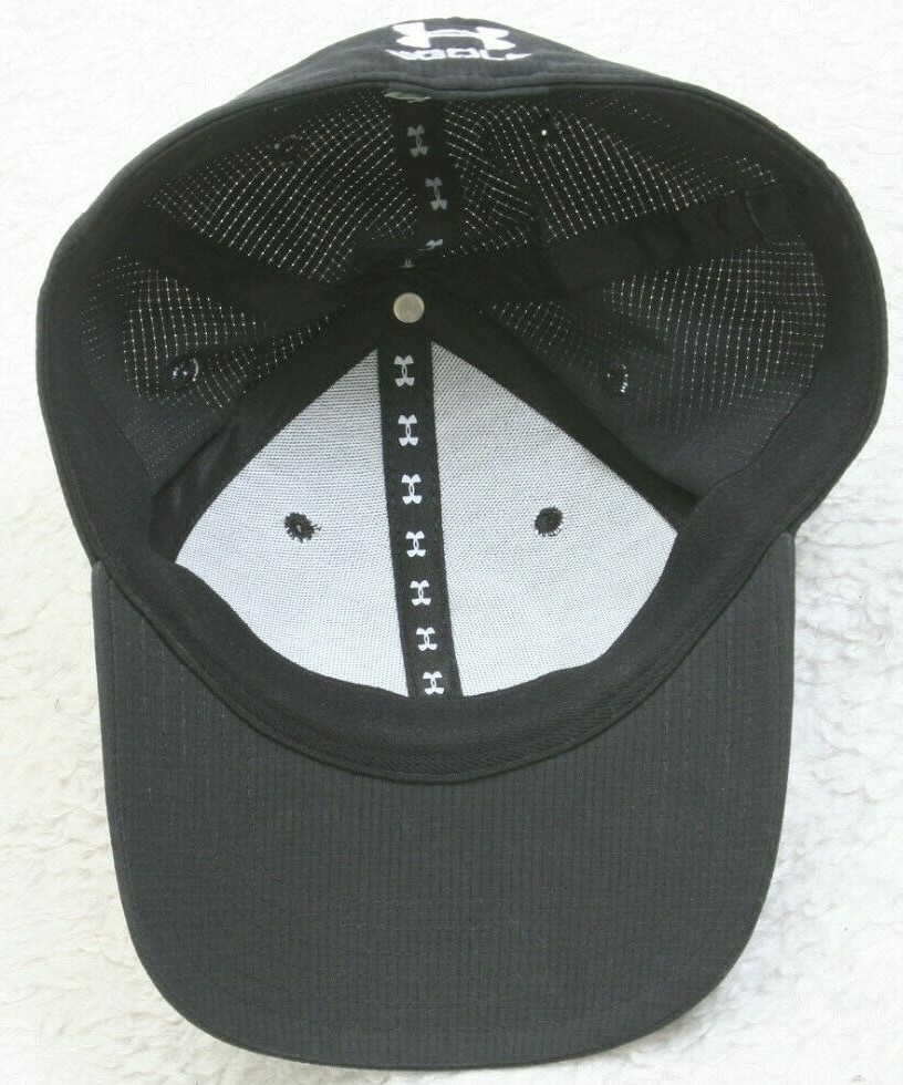 Under Armour Black White Solid Baseball Hat Adult… - image 4