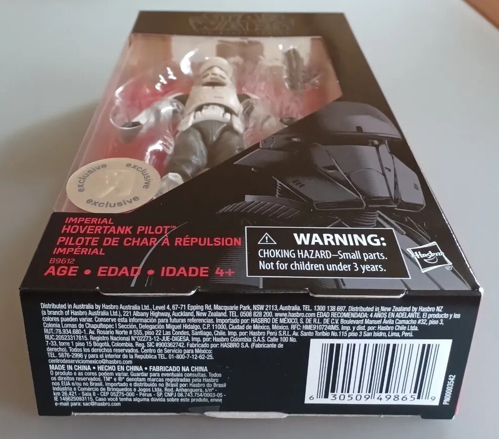 HASBRO STAR WARS THE BLACK SERIES HOVERTANK PILOT TRU EXCL 6" INCH