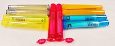 10 Colored 120mm X 20mm Torpedoes Cone Tubes Air Tight, Odor Proof, Hinged Lid