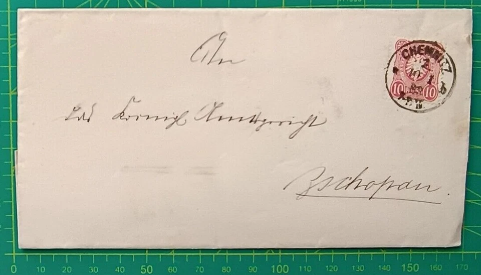 Alemania Carta Portada 1883, Expedición Polar Internacional a Point Barrow, Alaska Foto 2 de 4