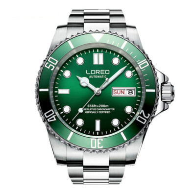 Men's Automatic Mechanical Watches Sapphire Glass Rotating Bezel 200M Waterproof