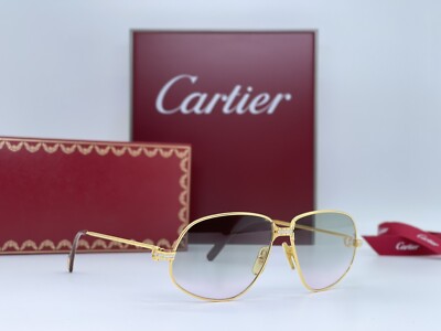 Occhiali Vintage Cartier Panthere GM 59/14 100% Genuine Sunglasses