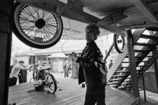 Yvonne Stagg who is now the proud owner of Southends Wall of Death- 4x6 Photo