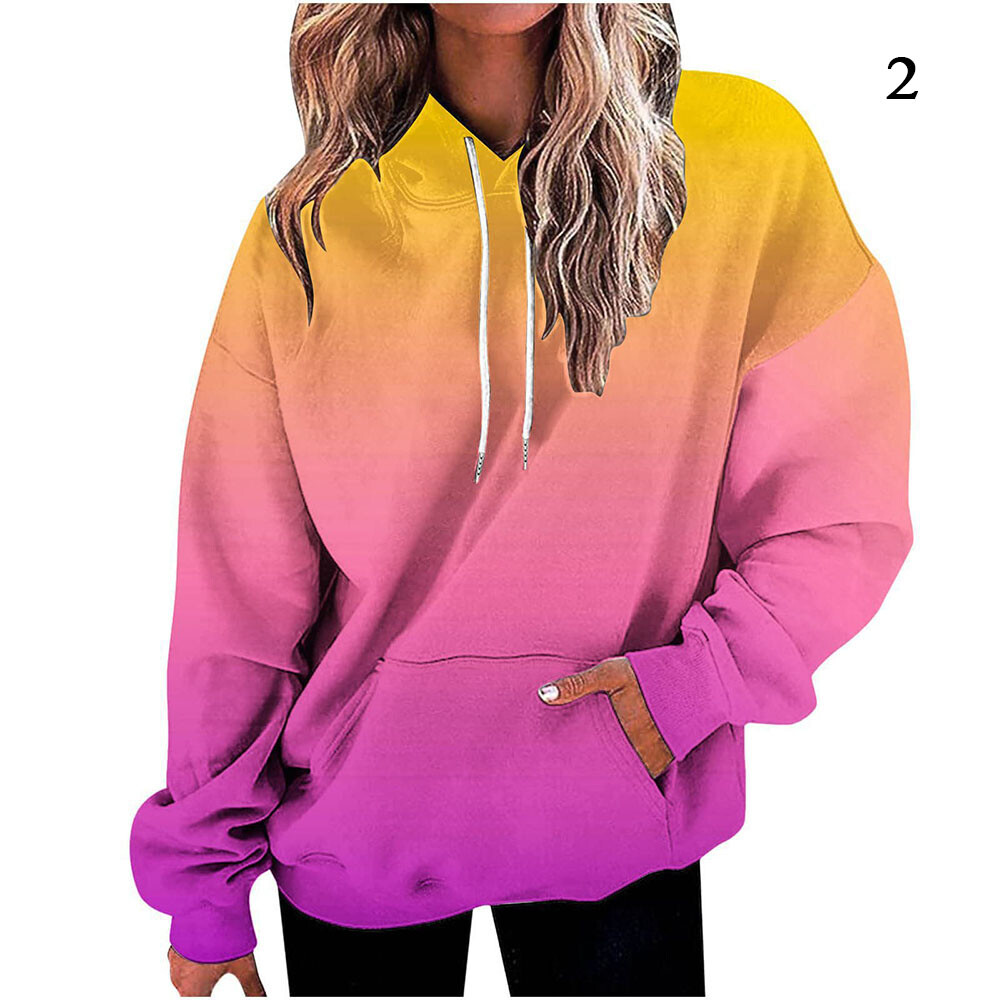 Sweat Femme Oversize Sans Capuche - Manteau D'hiver Chaud Et Doux - Coupe Décontractée Rétro Avec Poches - Manches Longues Couleur Unie - 3
