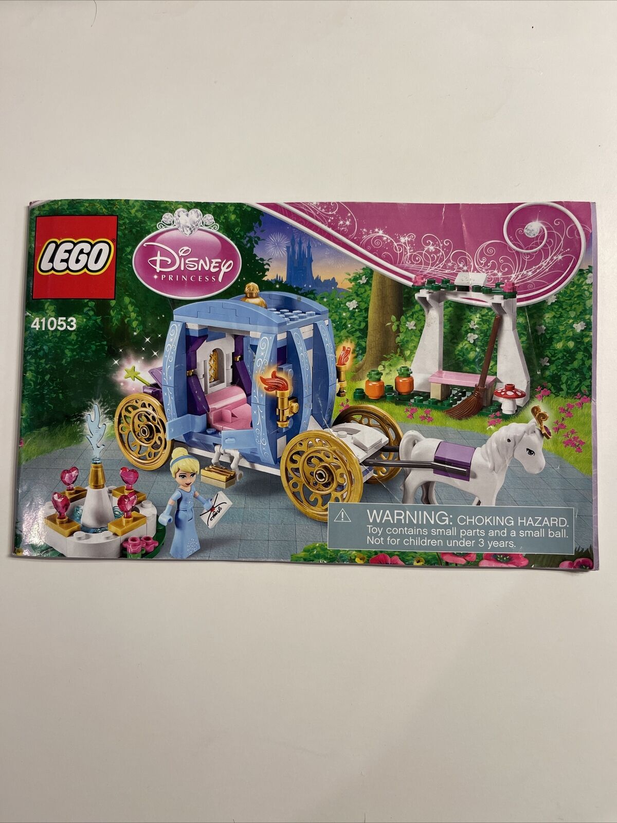 LEGO DISNEY 41053 Princess Cinderella's Dream Carriage set, 100% complete