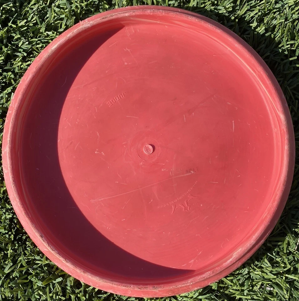 🦾 Red Dynamic Discs Classic Soft Judge 173g 5/10 Silver Foil Digiweight No Ink - Image 3 of 4