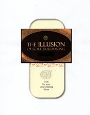 1:12 Miniature Art Doll Dressing ~ Dana Burton~THE ILLUSION OF SCALE DOLLS VOL 1