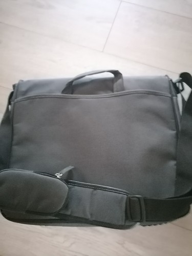 Laptop Tasche eierschale schwarz TCM Business Tasche Umhängetasche Neu - Photo 8/8