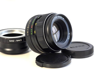 Helios-44M-4 58 mm F/2.0 Objektiv für Panasonyc, Olympus Micro 4/3! s/n: 87003832