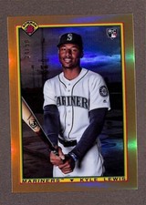 2020 Bowman 1990 Rookie #90B-KL Kyle Lewis Gold Refractor /50