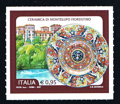 Italia 1 Francobollo Ceramica Di Montelupo Fiorentino 17 Nuovo Ebay