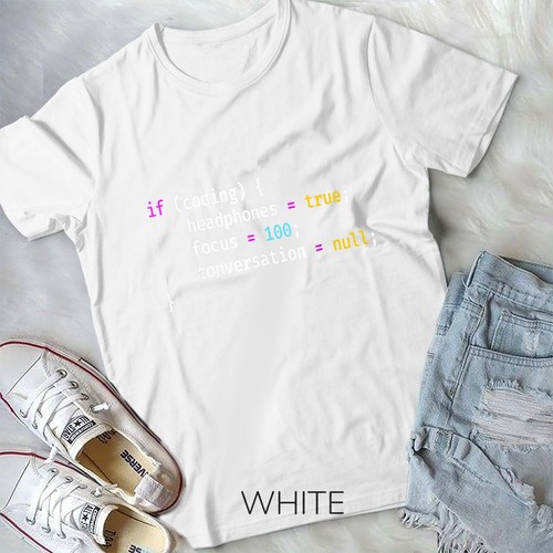 Funny Broma Programación If Coding Auriculares Focus Camiseta Unisex - Imagen 10 de 11