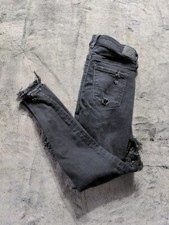 American Eagle Distressed Next Level Stretch Hi Rise Jegging Women Sz 4 Regular