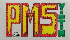 Original Vintage PMS Victim Mini Iron On Transfer