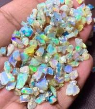 Natural Ethiopian Welo Fire Opal Rough 100 Cts Lot Opal Specimen Loose Gemstones