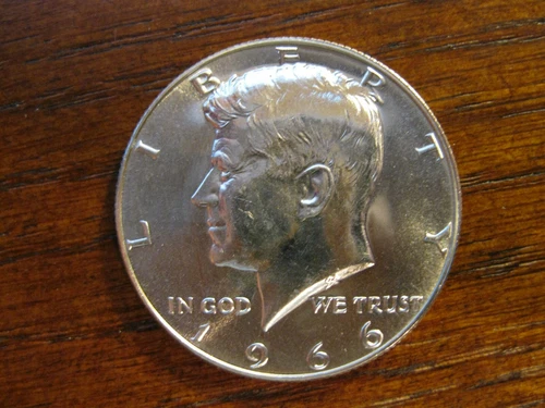 1966 Kennedy Silver Half Dollar Gem BU! SMS #103020