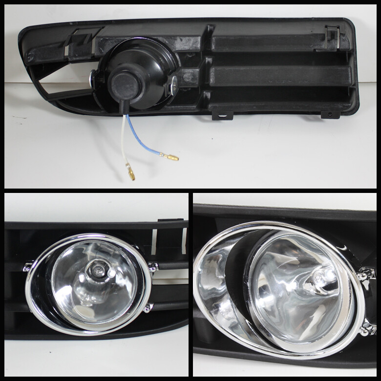 Buy BLK DRL STYLE LED PROJECTOR HEAD LIGHTS W/FOG SIGNAL 1999-2004 VW JETTA BORA MK4 In Mira - Foto 6