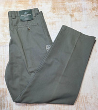 Dockers Pants Mens 36x32 No Wrinkle Classic Khaki Twill Pleated Gray NWT