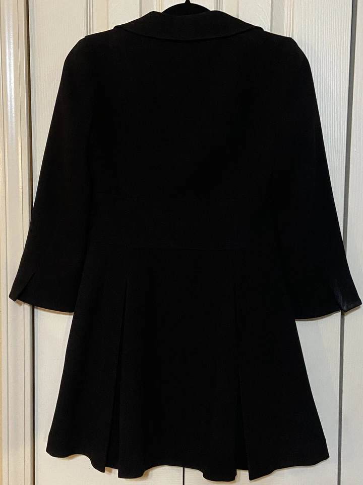 Nanette Lepore Brand Black Coat (Long) Women's Size 2 (Great Condition/Used!) - Image 3 of 4