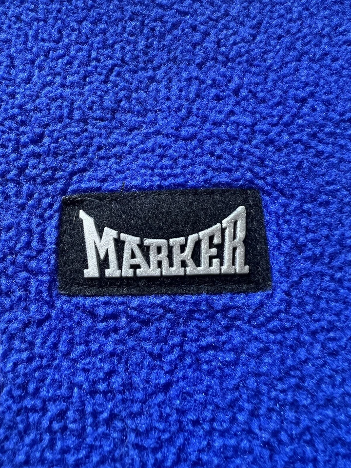 Pullover polar olímpico Marker Bindings EE. UU. 1/4 cremallera azul talla XL esquí Foto 4 de 4
