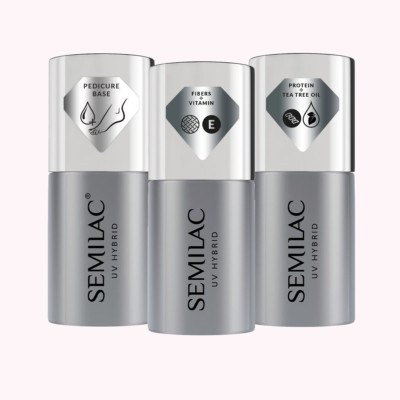 Semilac Base & Top UV Nagellack Hybrid Gel-Lacke 7ml