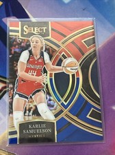 2024 SELECT WNBA KARLIE SAMUELSON RED BLUE PRIZM # /399 MYSTICS SP No. 132